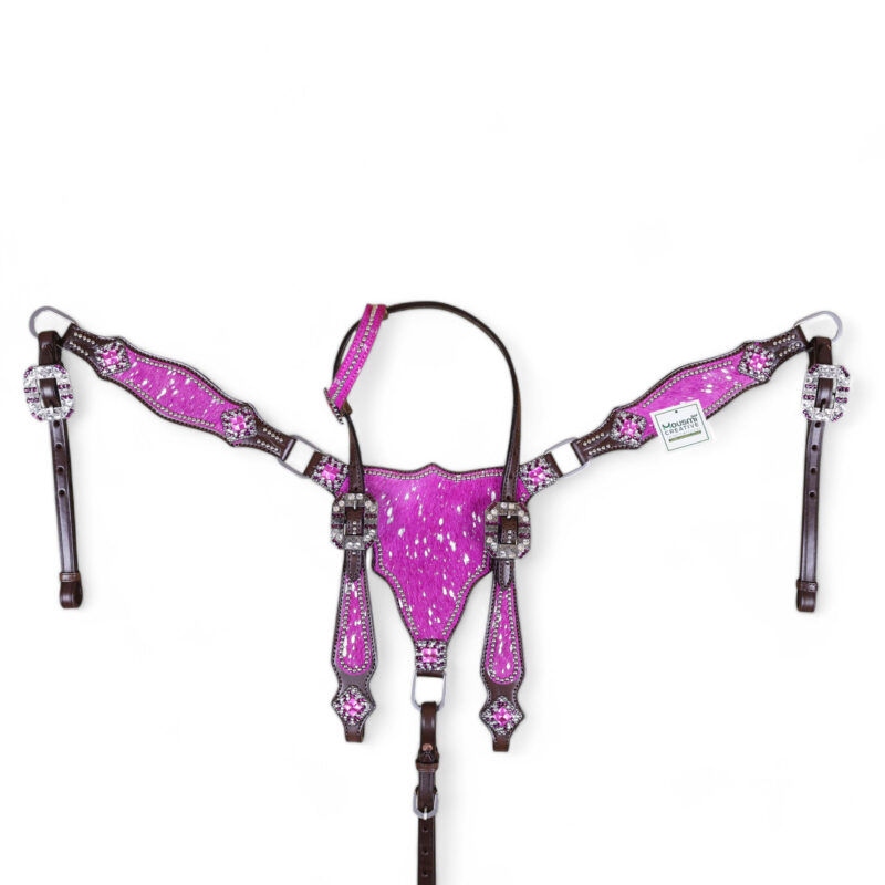 Western Leather Headstall Tack Set (HSBM 114295) - Image 7