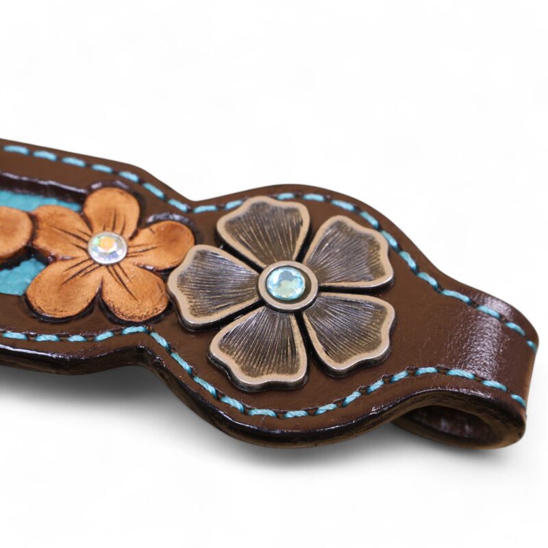 Western Leather Headstall Tack Set (HSBM 114302) - Image 6