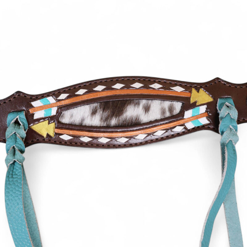 Western Leather Headstall Tack Set (HSBM 114304) - Image 7