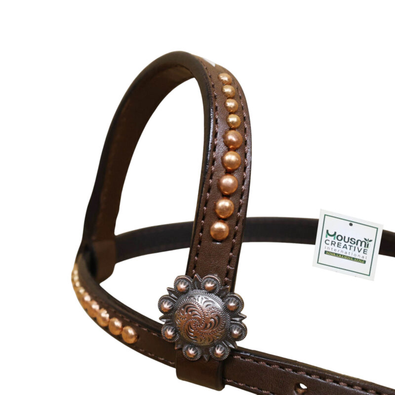 Western Leather Headstall Tack Set (HSBM 114308) - Image 7