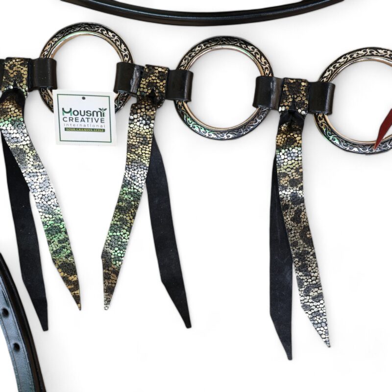 Western Leather Headstall Tack Set (HSBM 114278) - Image 7