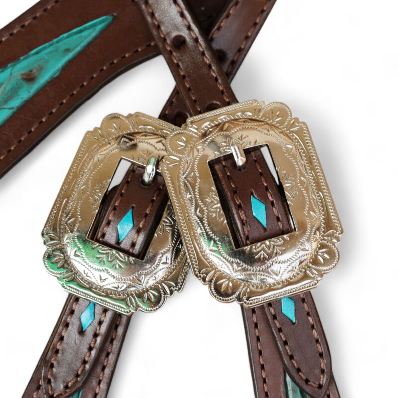 Western Leather Headstall Tack Set (HSBM 114283) - Image 6