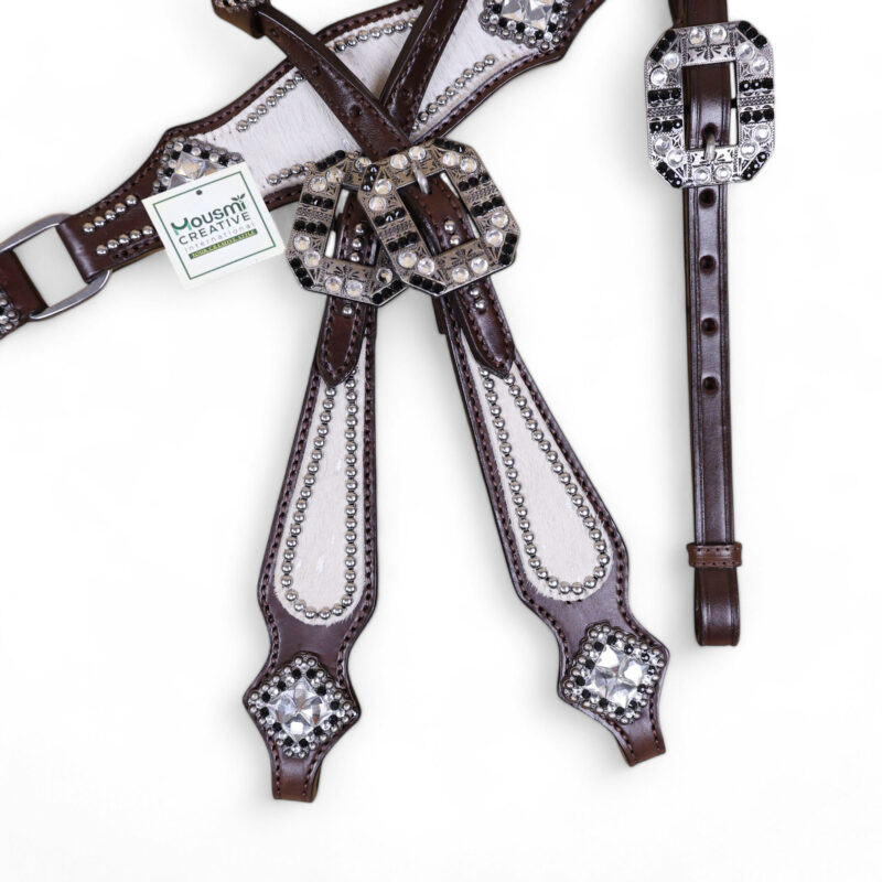 Western Leather Headstall Tack Set (HSBM 114294) - Image 8