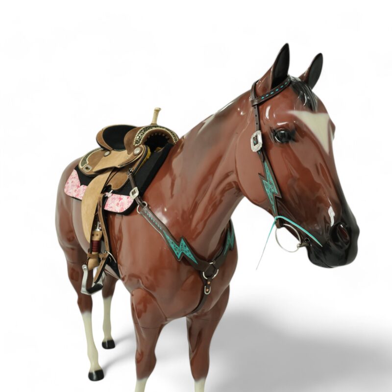 Western Leather Headstall Tack Set (HSBM 114283) - Image 8