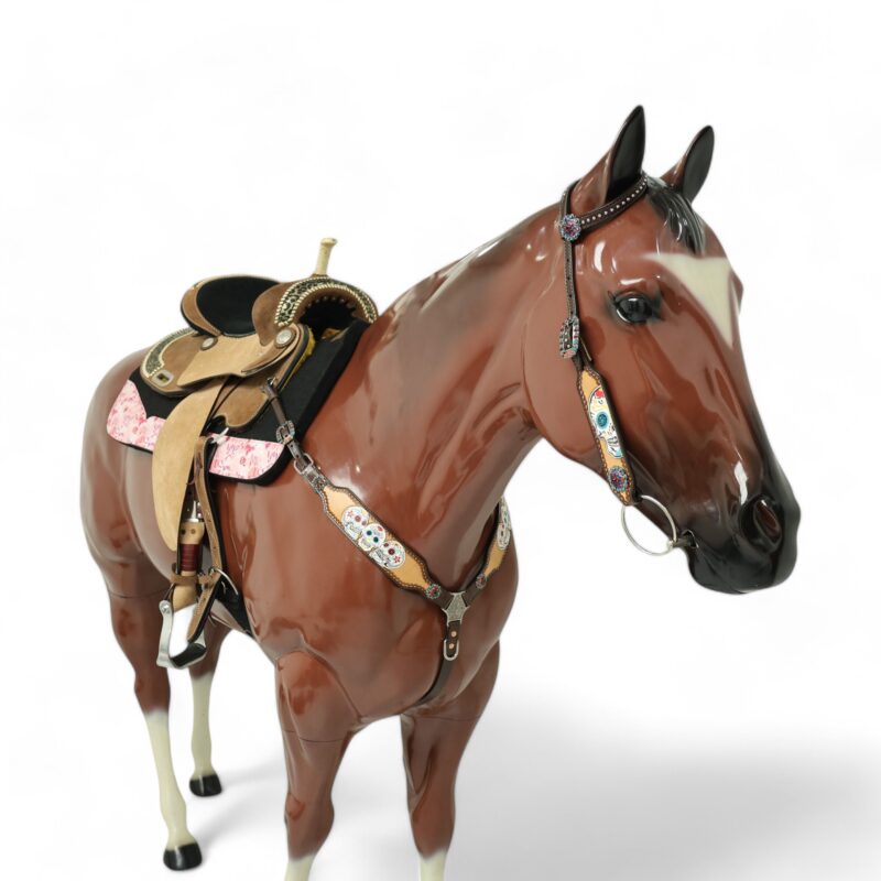 Western Leather Headstall Tack Set (HSBM 114286) - Image 9