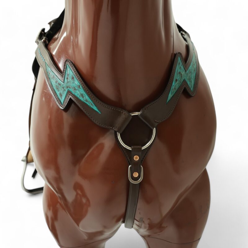 Western Leather Headstall Tack Set (HSBM 114283) - Image 3