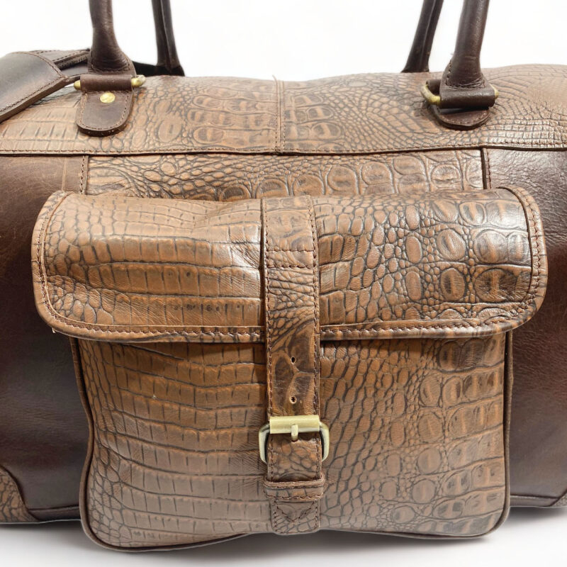 Leather Duffle Bag MCDB 203217 - Image 9