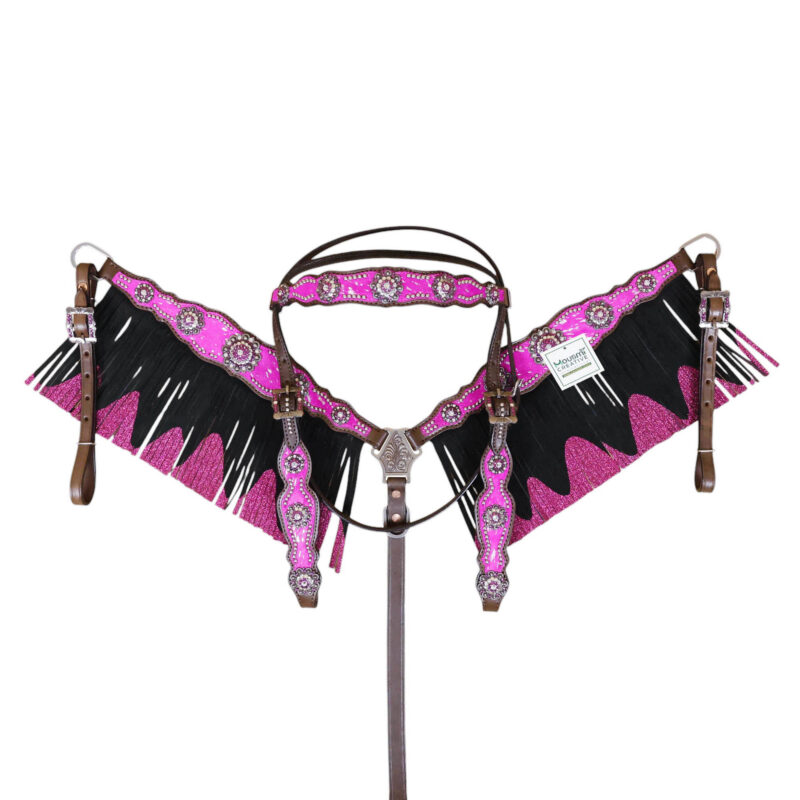 Western Leather Headstall Tack Set (HSBM 114320) - Image 8
