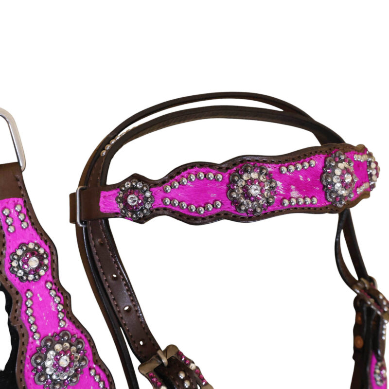 Western Leather Headstall Tack Set (HSBM 114320) - Image 6