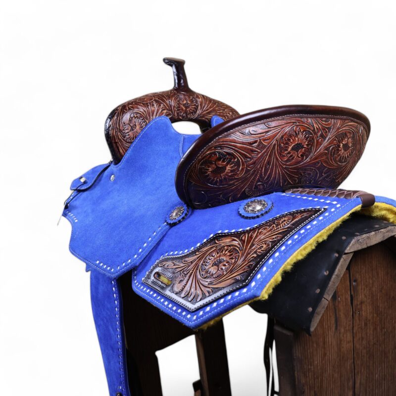 Western Horse Barrel Saddle MSD 103166 - Image 7