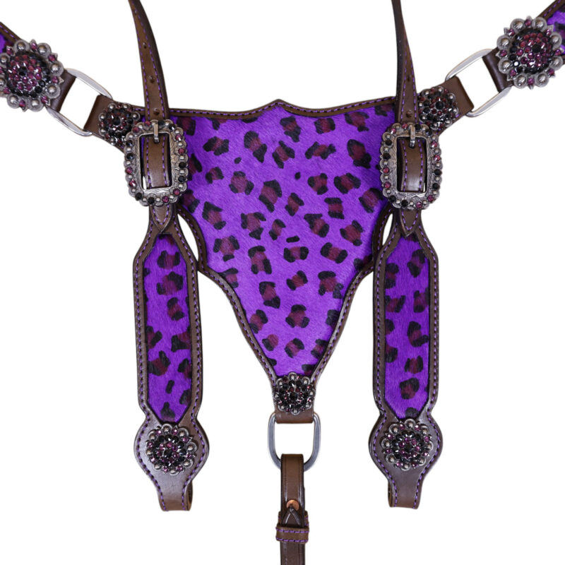 Western Leather Headstall Tack Set (HSBM 114327) - Image 5