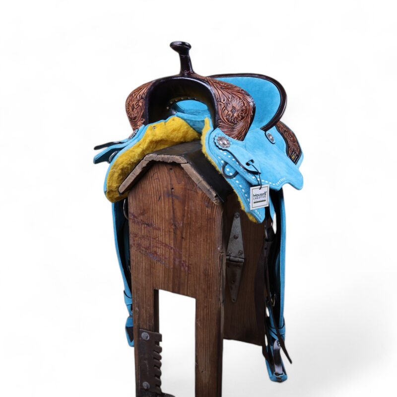 Western Horse Barrel Saddle MSD 103163 - Image 2