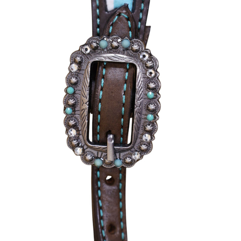 Western Leather Headstall Tack Set (HSBM 114333) - Image 6