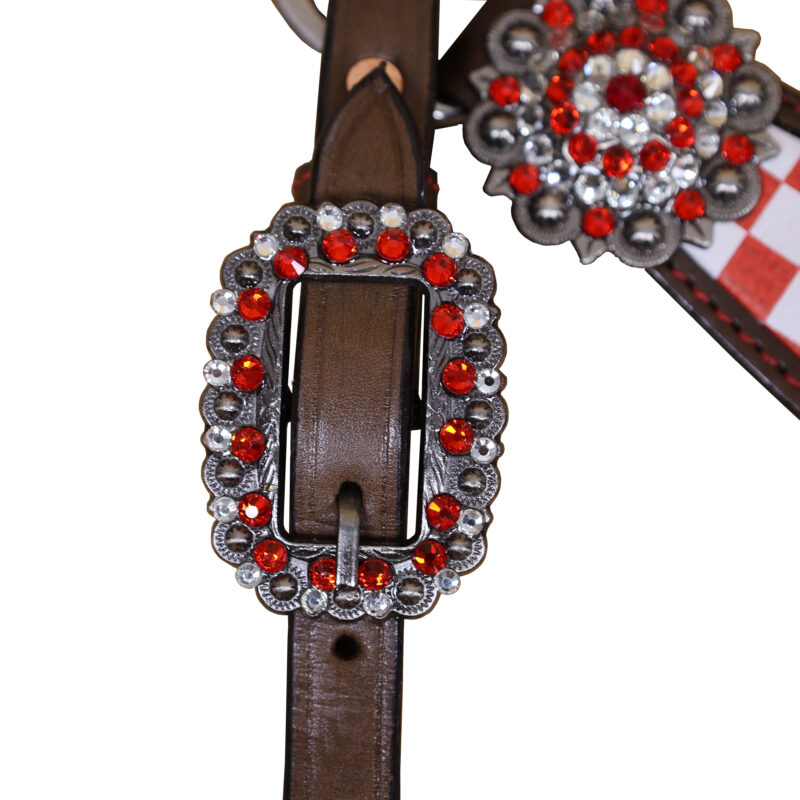 Western Leather Headstall Tack Set (HSBM 114334) - Image 6