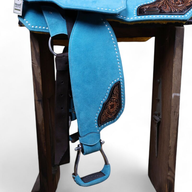 Western Horse Barrel Saddle MSD 103163 - Image 5