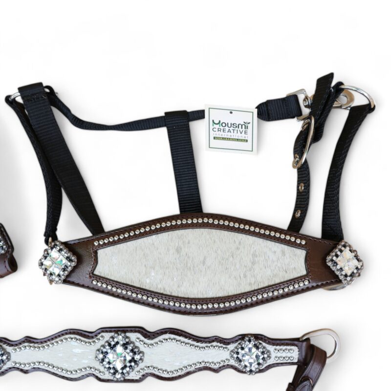 Western Leather Headstall Tack Set (HSBM 114247 CS) - Image 4
