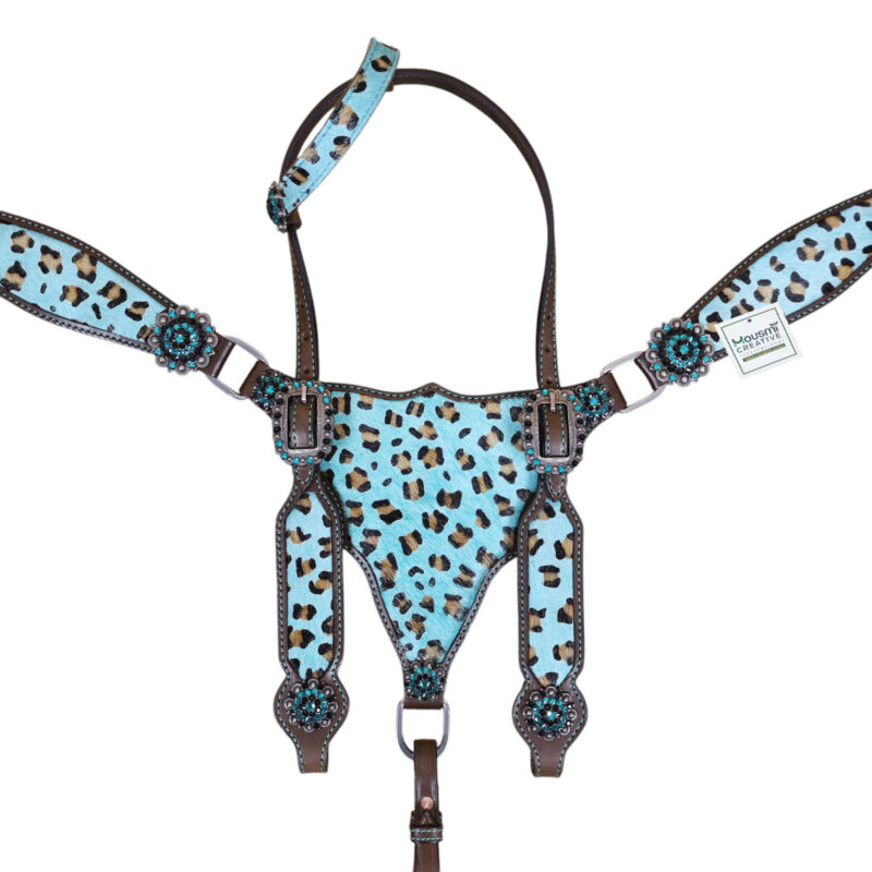 Western Leather Headstall Tack Set (HSBM 114326) - Image 6