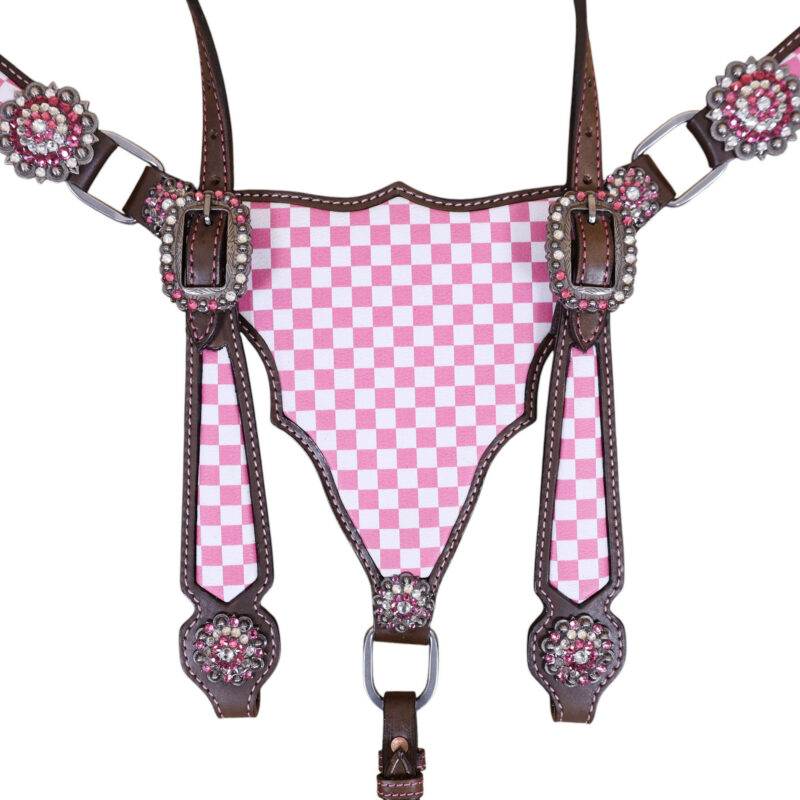 Western Leather Headstall Tack Set (HSBM 114330) - Image 4