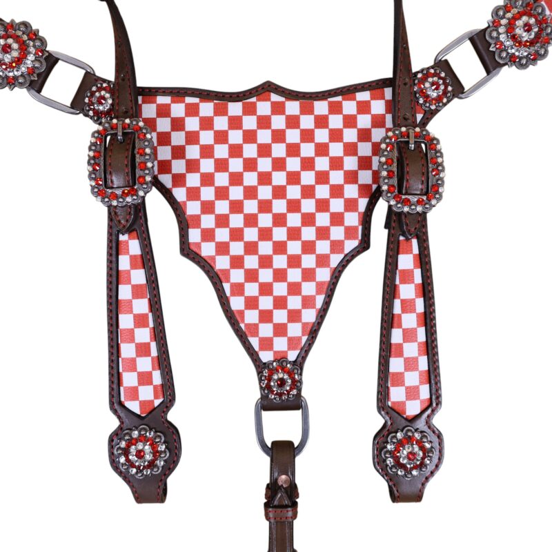 Western Leather Headstall Tack Set (HSBM 114334) - Image 4