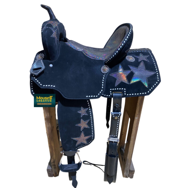 Western Horse Glitter Seat Saddle MSD 114156