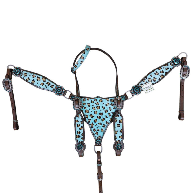 Western Leather Headstall Tack Set (HSBM 114326) - Image 9