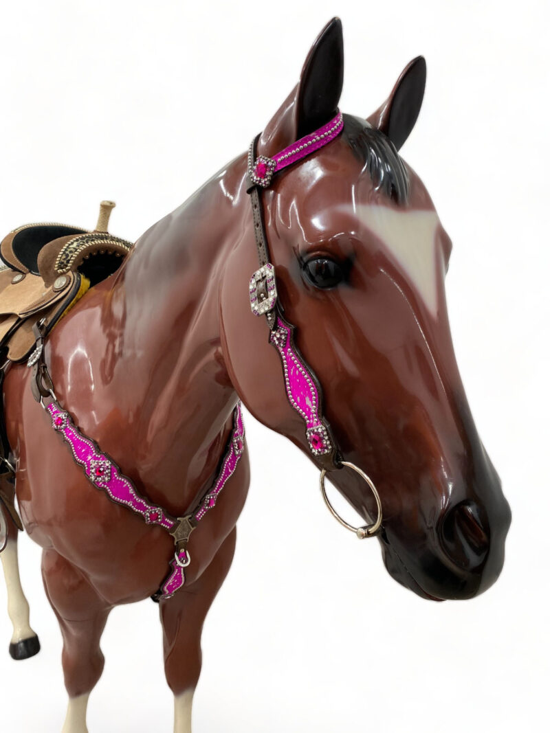 Western Leather Headstall Tack Set (HSBM 114200 CS) - Image 11