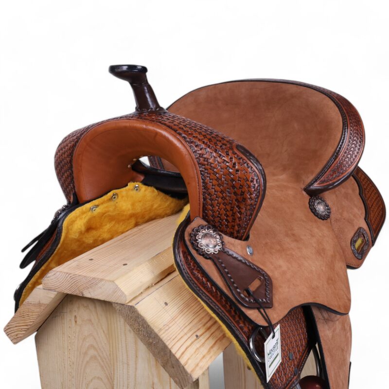 Western Horse Barrel Saddle MSD 103168 - Image 2