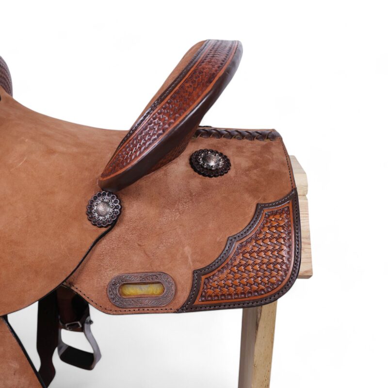 Western Horse Barrel Saddle MSD 103168 - Image 5