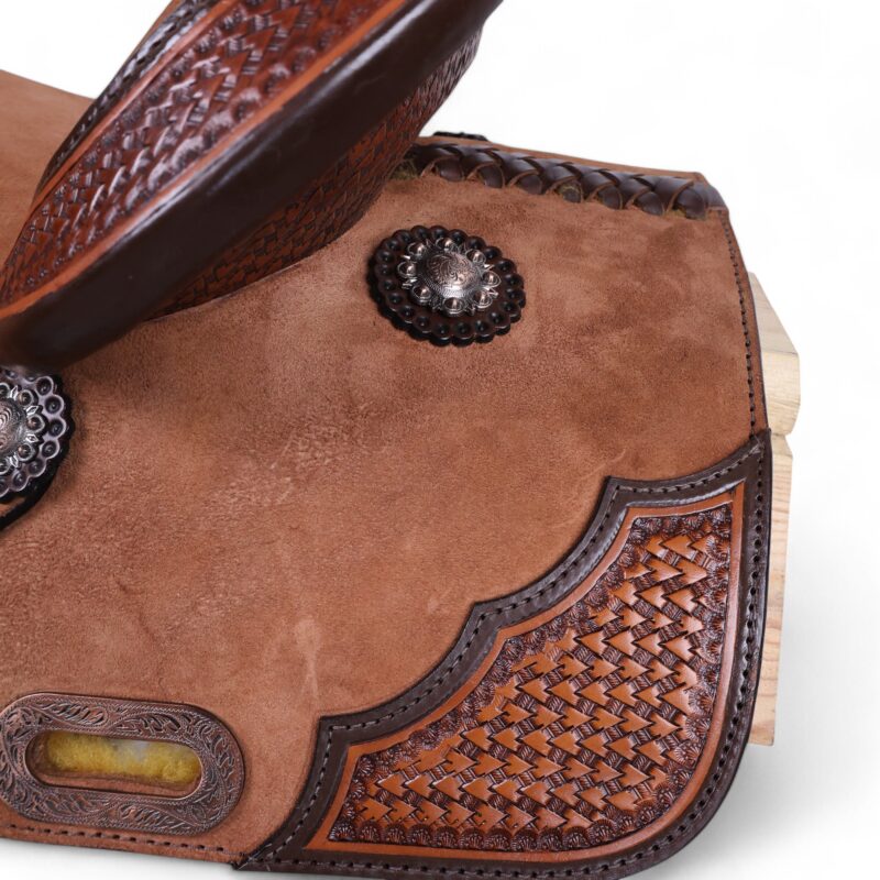 Western Horse Barrel Saddle MSD 103168 - Image 6