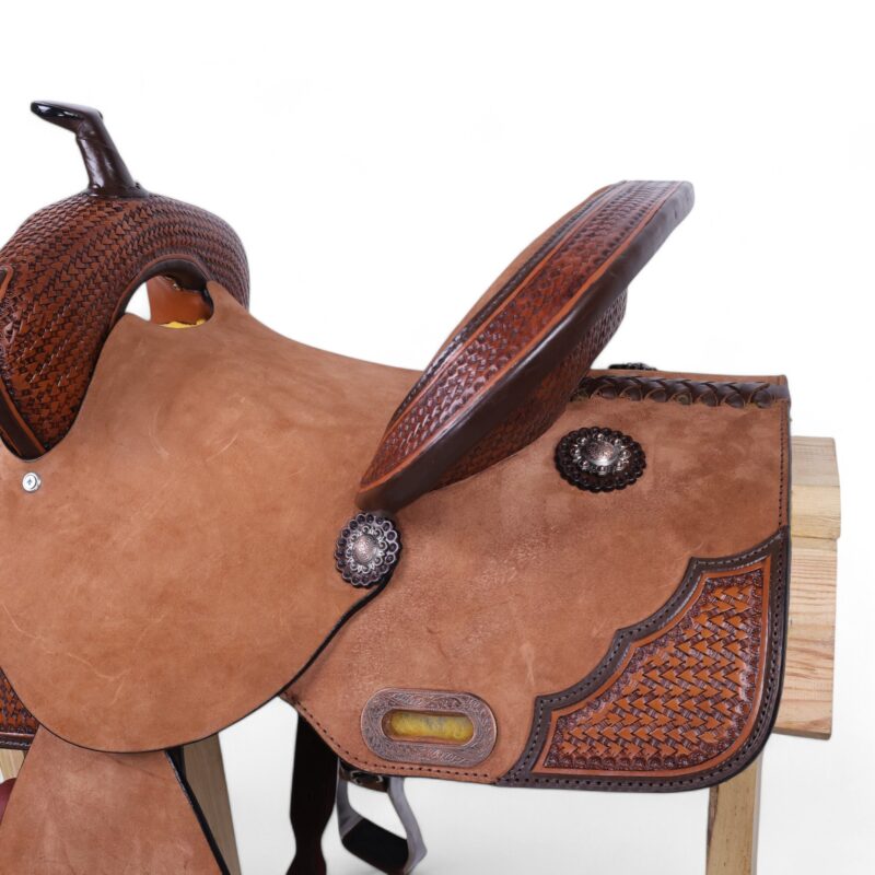 Western Horse Barrel Saddle MSD 103168 - Image 7