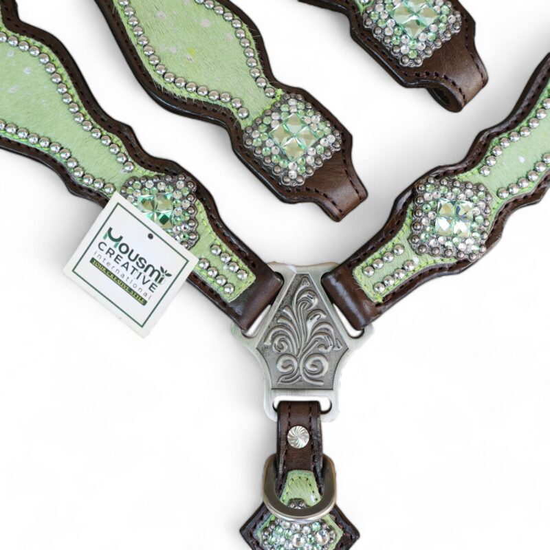 Western Leather Headstall Tack Set (HSBM 114257 CS) - Image 8