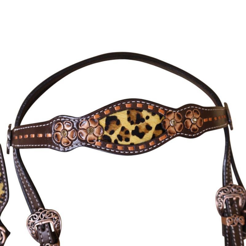 Western Leather Headstall Tack Set (HSBM 114348) - Image 2