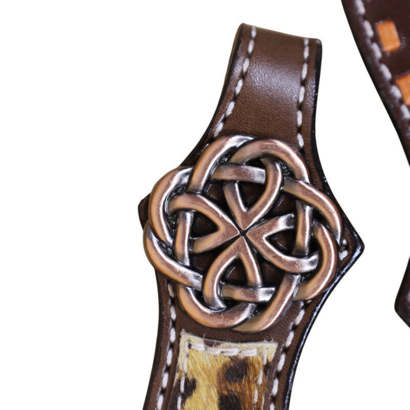 Western Leather Headstall Tack Set (HSBM 114348) - Image 4