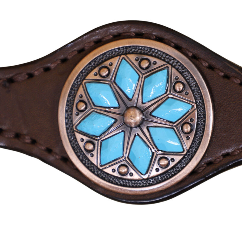 Western Leather Headstall Tack Set (HSBM 114350) - Image 7