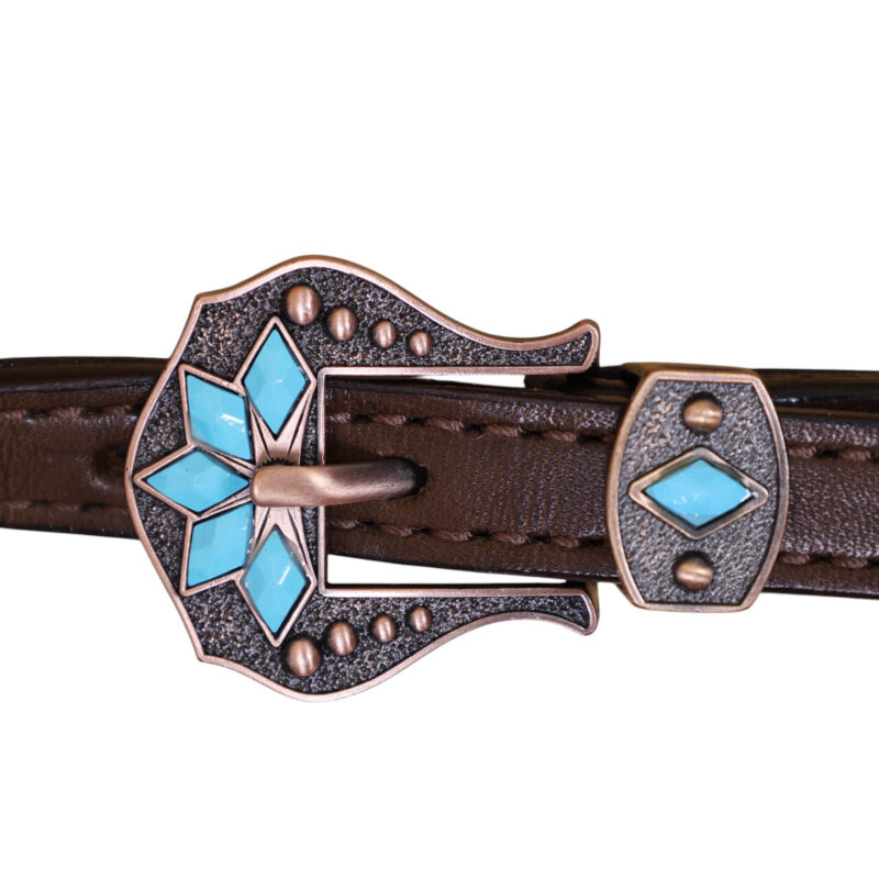 Western Leather Headstall Tack Set (HSBM 114350) - Image 6