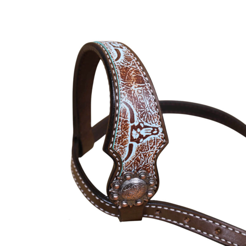 Western Leather Headstall Tack Set (HSBM 114345) - Image 9