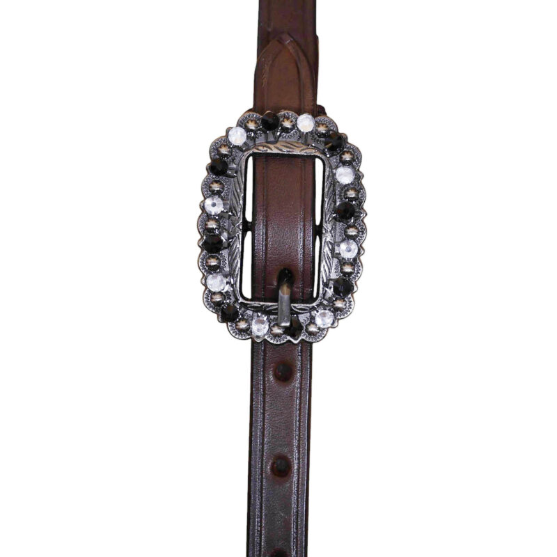 Western Leather Headstall Tack Set (HSBM 114367) - Image 2