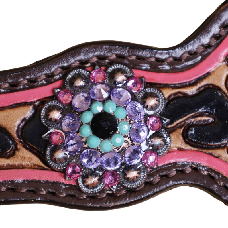 Western Leather Headstall Tack Set (HSBM 114369) - Image 6