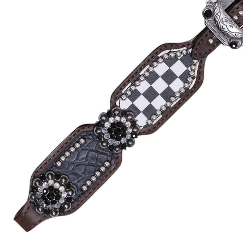 Western Leather Headstall Tack Set (HSBM 114357) - Image 9