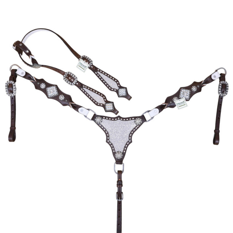 Western Leather Headstall Tack Set (HSBM 114370)