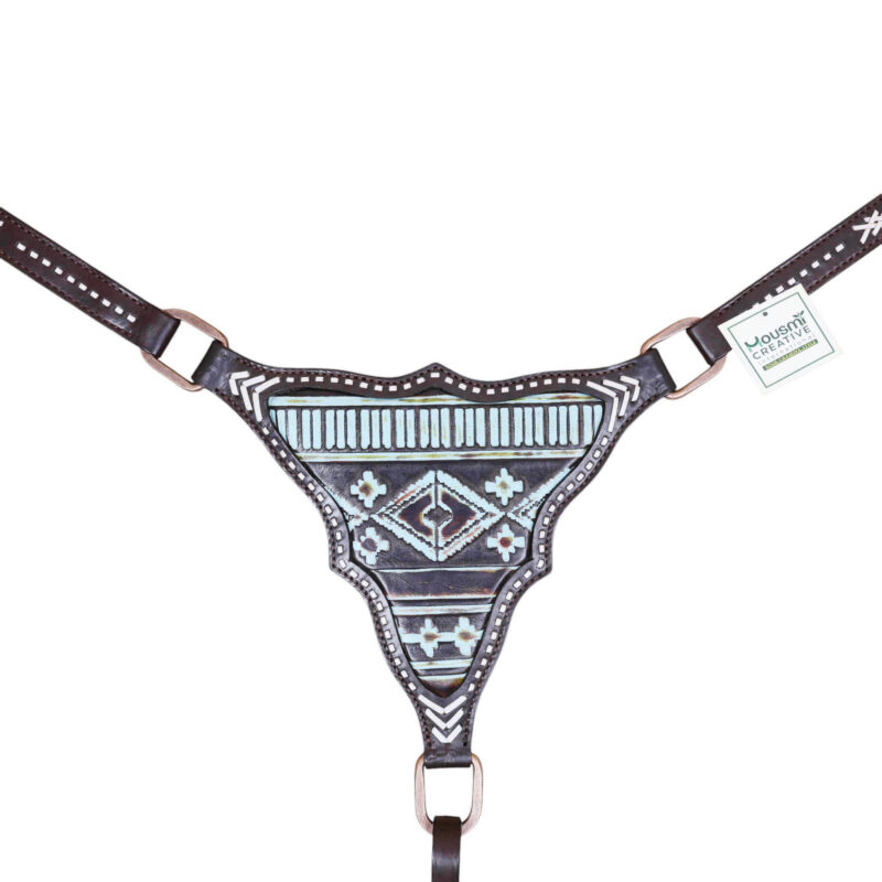 Western Leather Headstall Tack Set (HSBM 114372) - Image 3