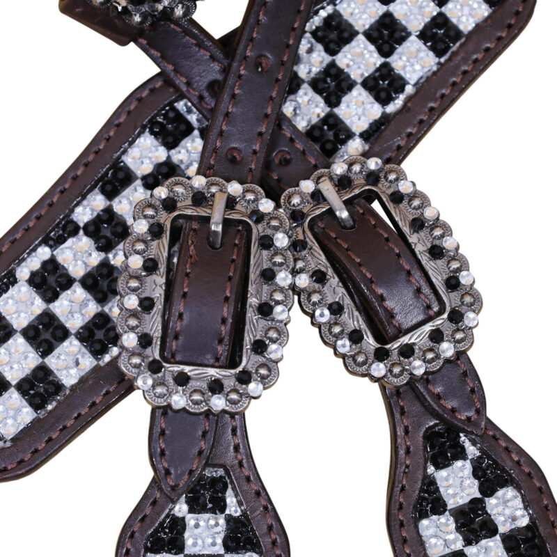 Western Leather Headstall Tack Set (HSBM 114355) - Image 2