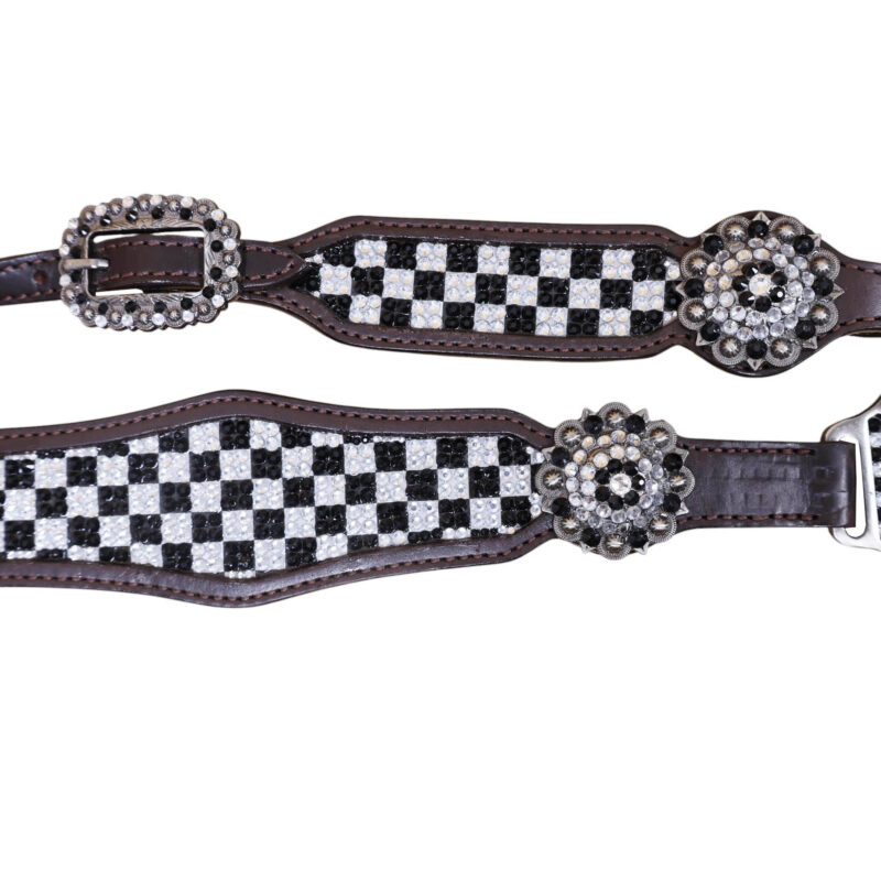 Western Leather Headstall Tack Set (HSBM 114355) - Image 5