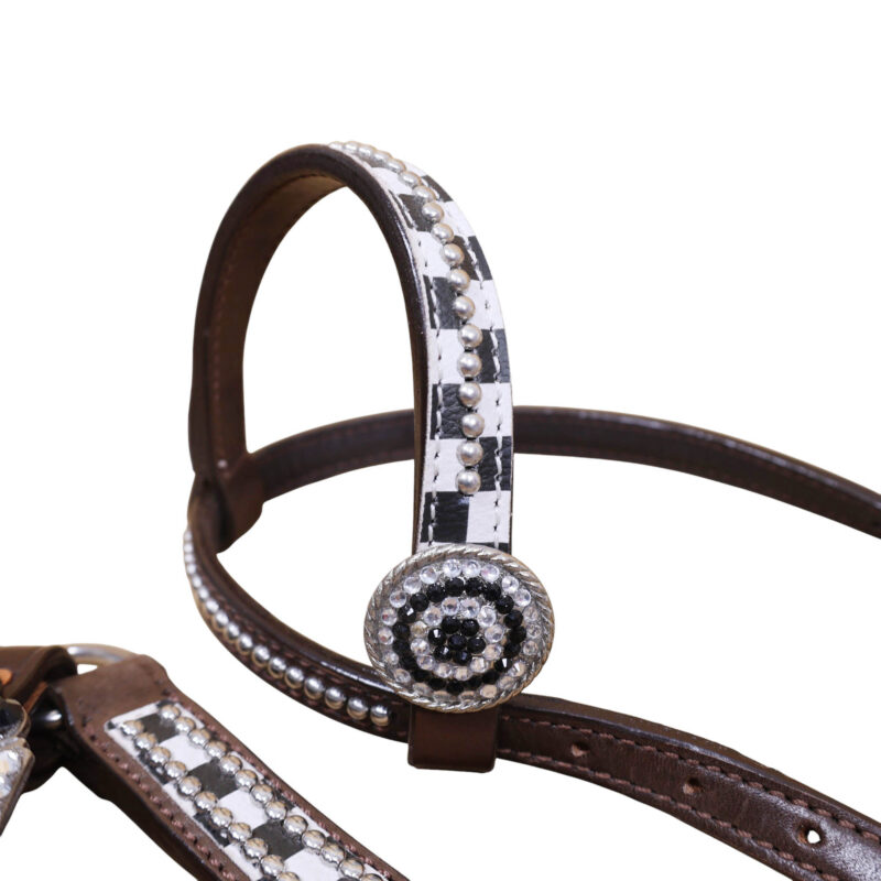 Western Leather Headstall Tack Set (HSBM 114356) - Image 4