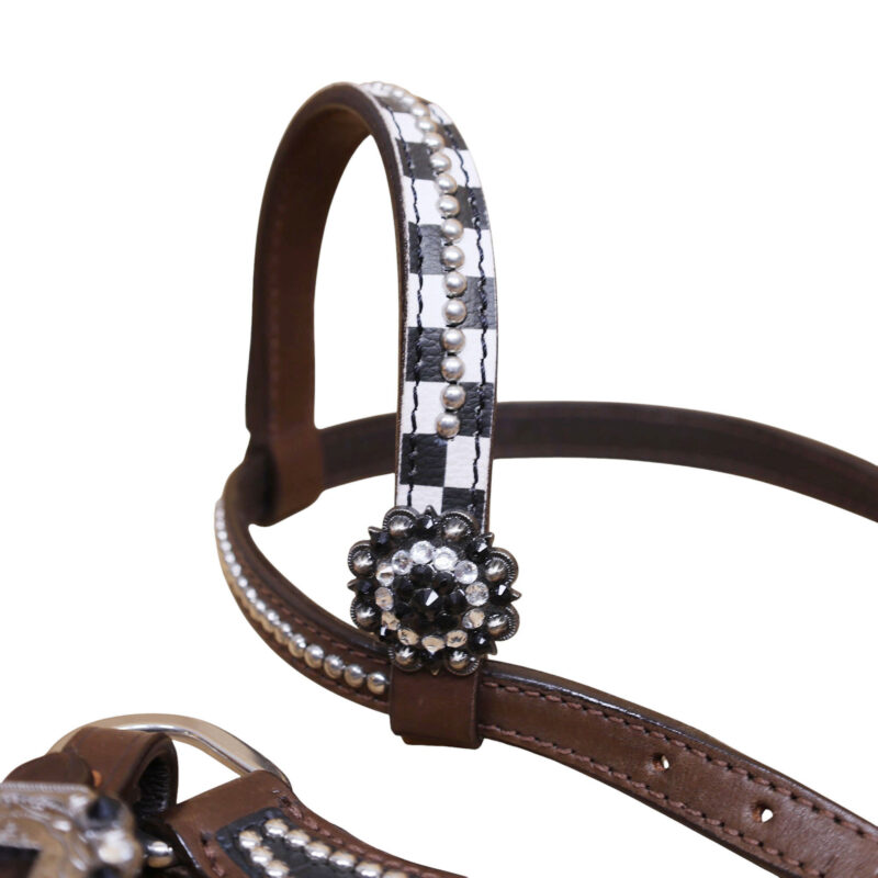 Western Leather Headstall Tack Set (HSBM 114357) - Image 4