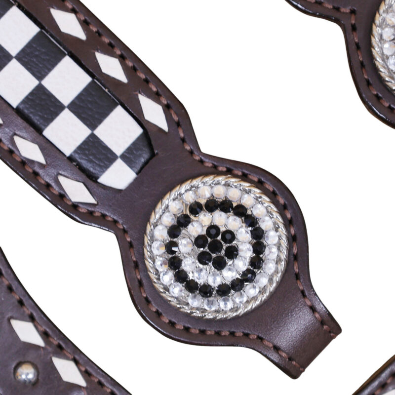 Western Leather Headstall Tack Set (HSBM 114358) - Image 6