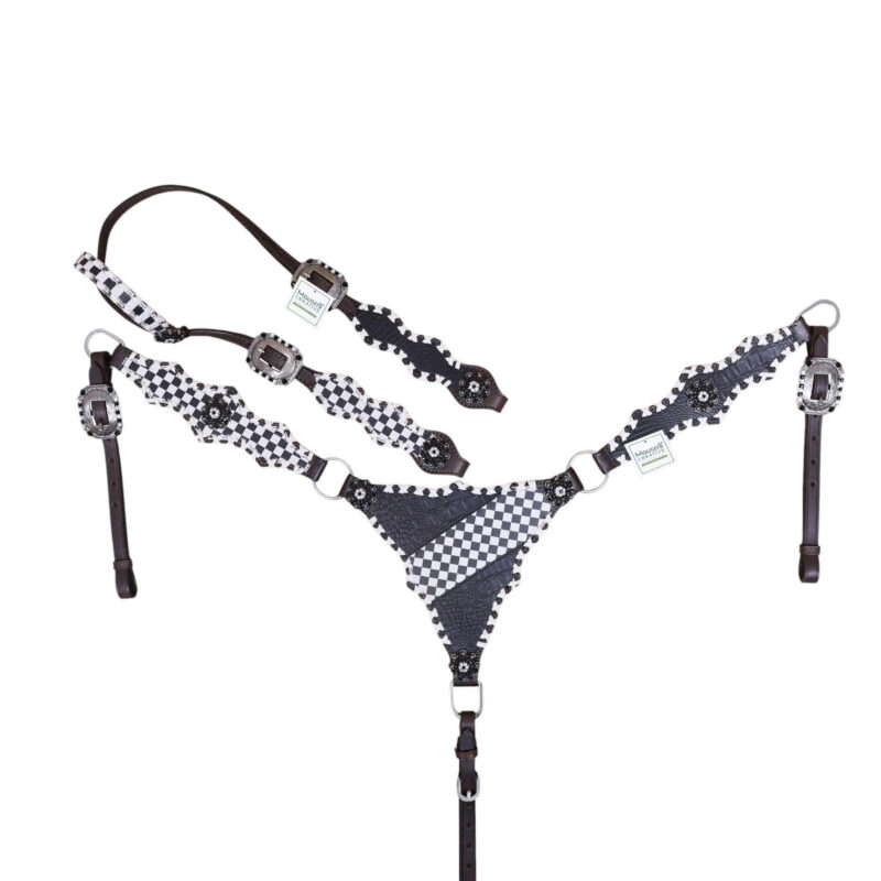 Western Leather Headstall Tack Set (HSBM 114359)