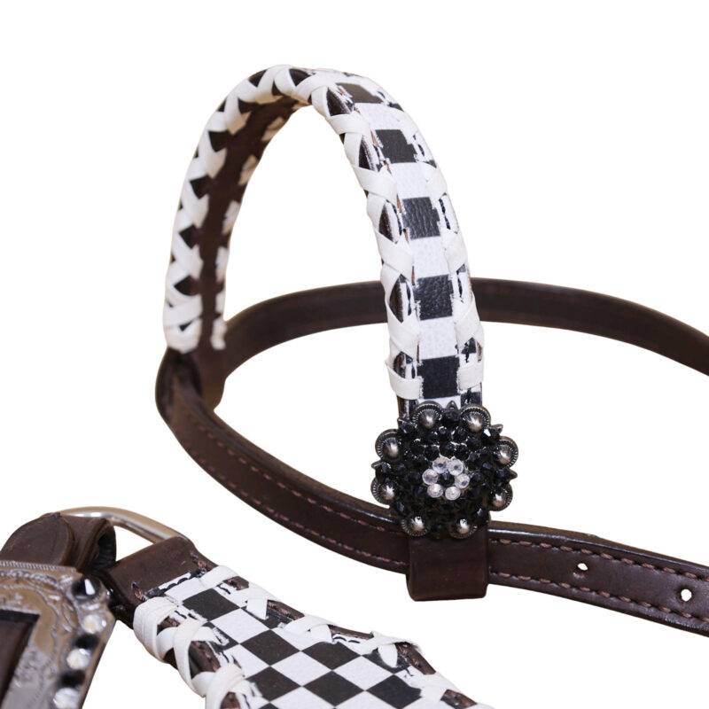 Western Leather Headstall Tack Set (HSBM 114359) - Image 6