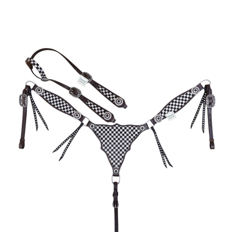 Western Leather Headstall Tack Set (HSBM 114360)