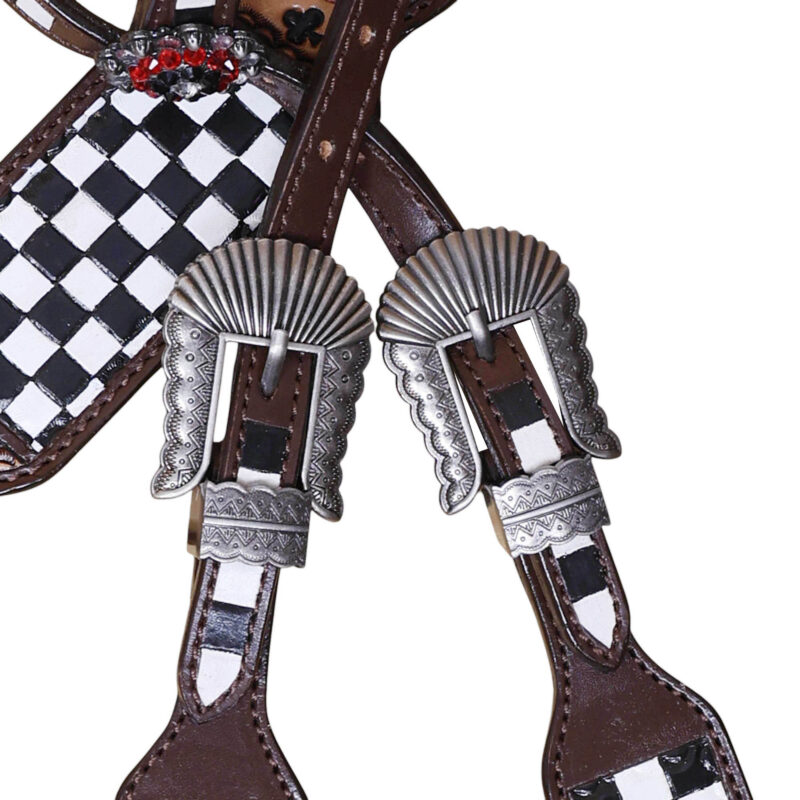 Western Leather Headstall Tack Set (HSBM 114366) - Image 7